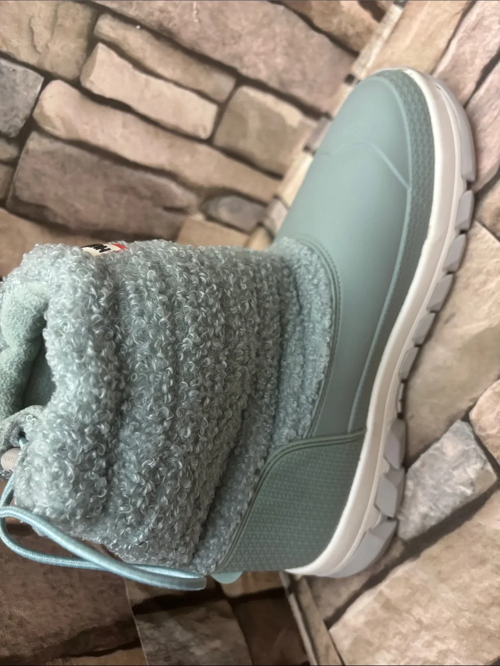 New Hunter Women's Insulated Sherpa Short Snow Boots Sz 9